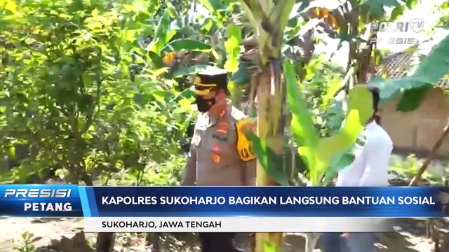 Kapolres Sukoharjo Mendistribusikan Bantuan Sosial