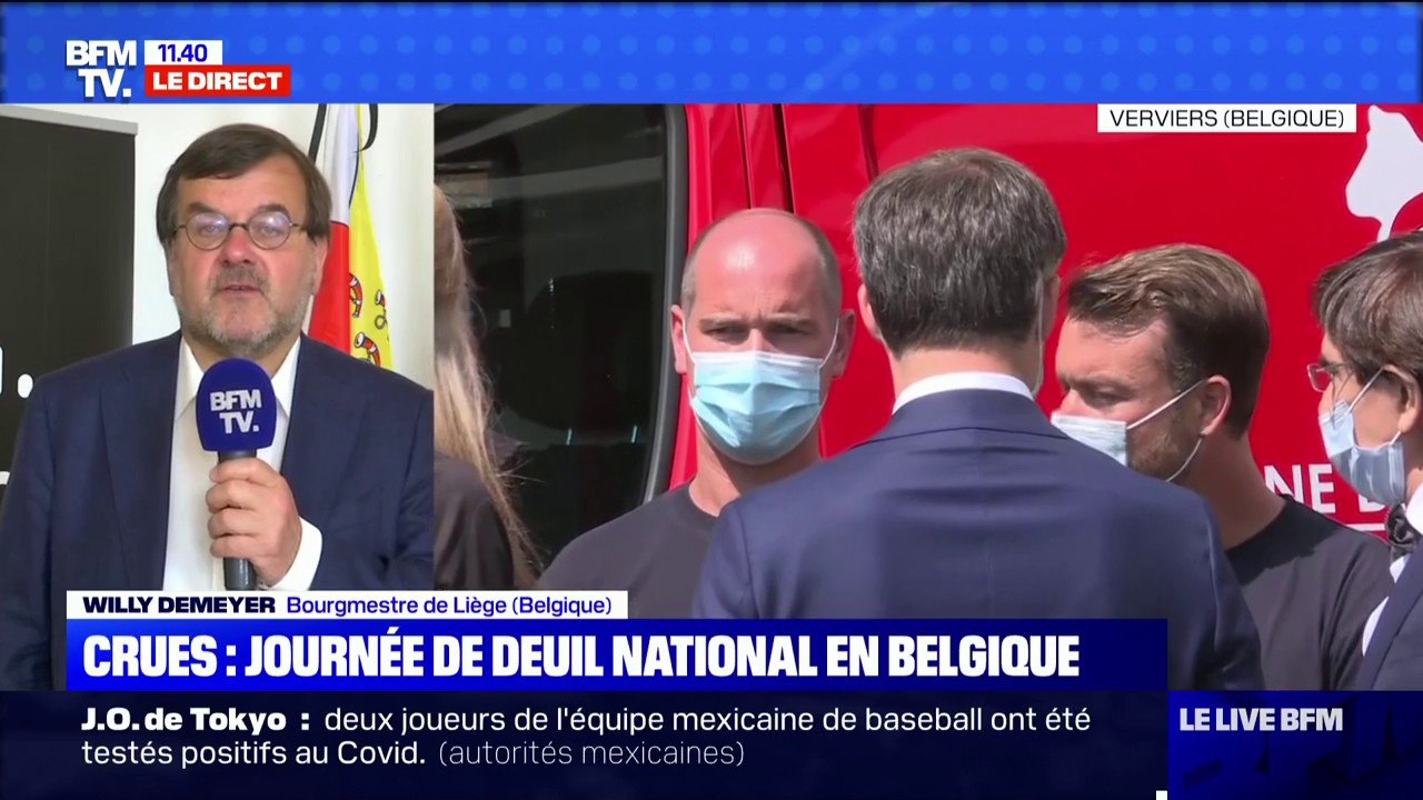 Le déplacement du roi de Belgique est "une forme de reconnaissance officielle de la catastrophe", affirme le maire de Liège