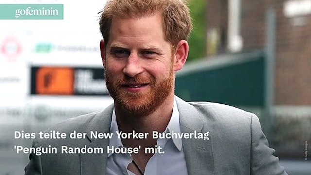 Prinz Harry: Memoiren mit intimen Details