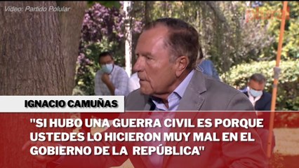 El exministro Camuñas niega el golpe de Estado del 36 ante el silencio de Casado