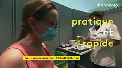 Une "pause vaccin" proposée directement en entreprise sur les horaires de travail
