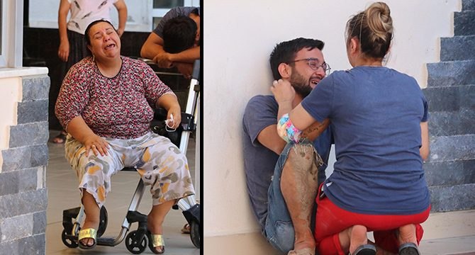 Kurban keserken kalp krizi geçirip öldü