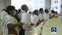 Pilgrims stone the devil in last major rite of scaled-back Hajj