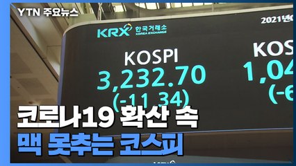 코로나19 확산 속 맥 못추는 코스피...카카오뱅크 상장 일정 돌입 / YTN