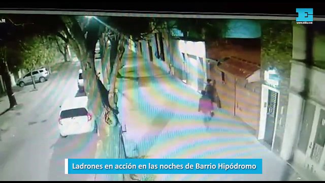 Ladrones en acción en las noches de Barrio Hipódromo