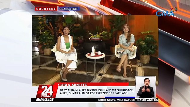 Baby Aura ni Alice Dixson, isinilang via surrogacy; Alice, sumailalim sa egg freezing 10 years ago | 24 Oras