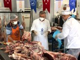 Üsküdar'da ihtiyaç sahibi ailelere 30 ton kurban eti dağıtıldı