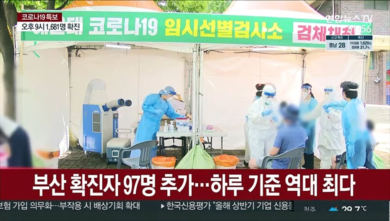 부산 역대 최다 확진자…비수도권 빠른 확산에 초비상