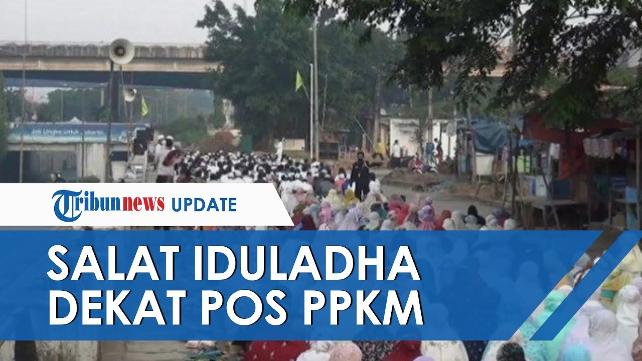 Warga Jaktim Gelar Salat Iduladha Berjemaah Dekat Pos Penyekatan PPKM Darurat: Sudah Patuhi Prokes