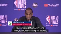 Representing USA at Olympics not a difficult decision - Middleton