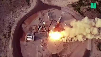 La vidéo du décollage de Jeff Bezos à bord de Blue Origin