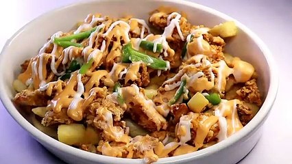 Download Video: Chicken Loaded Fries with Cheese Sauce Recipe By Recipes of the World