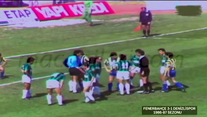 Fenerbahçe 3-1 Denizlispor [HD] 29.03.1987 - 1986-1987 Turkish 1st League Matchday 28