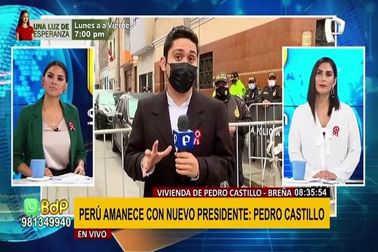 Dina Boluarte: Vicepresidenta electa llegó a casa de Pedro Castillo en Breña