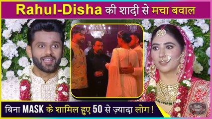 Rahul-Disha TROLLED For Breaking Covid Rule In Their Marriage Ceremony ? | Users ANGRY Reaction