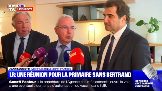 Réunion des candidats LR à la primaire, sans Xavier Bertrand: Pour Jean Leonetti, Personne n'a envie de jouer une carte individuelle, une carte perdante