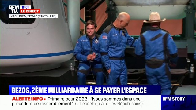 C'est vous qui avez payé pour tout ça ! : Jeff Bezos remercie les employés et les clients d'Amazon après son vol dans l'espace