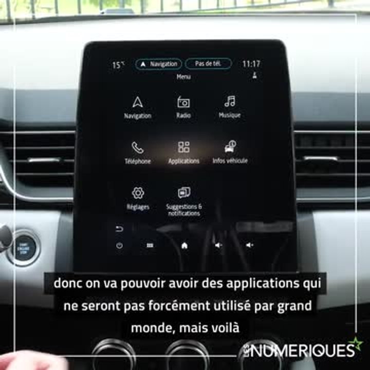 Prise en main interface Easy Link Renault Captur