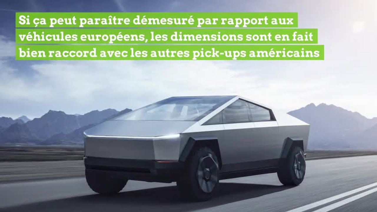 Cybertruck gardera finalement ses dimensions démesurées