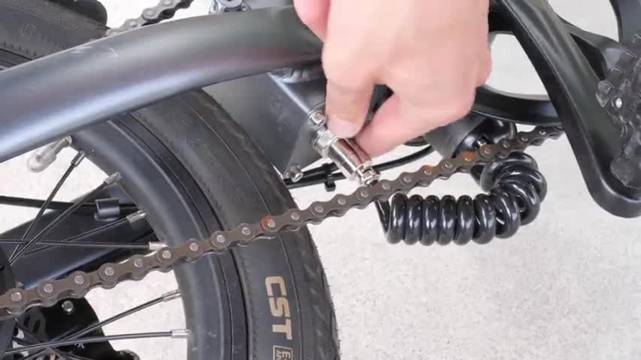 Test velo electrique pliant Eovolt City