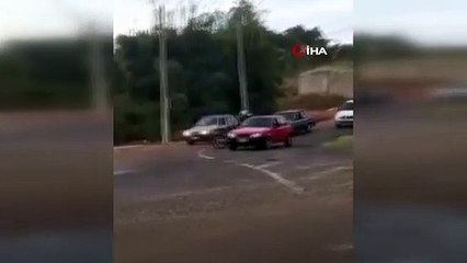 - Brezilya’da yemek taşıyan kurye domuz saldırısına uğradı