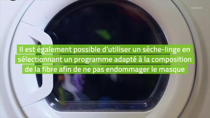 Comment laver et sécher son masque en tissu