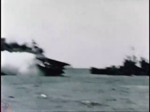 THE SAGA OF THE CARRIER USS FRANKLIN (CV-13) - HOW IT GOT THROUGH THE FIRE - WWII COLOR DOCUMENTARY