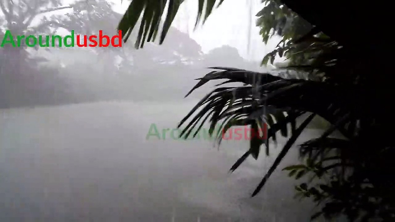 Heavy Rain and Rain Storm in Castle Rain Sounds to Relax Aroundusbd