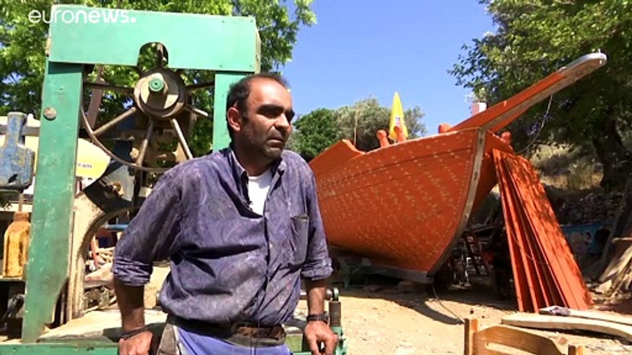 Os últimos construtores de barcos da Grécia