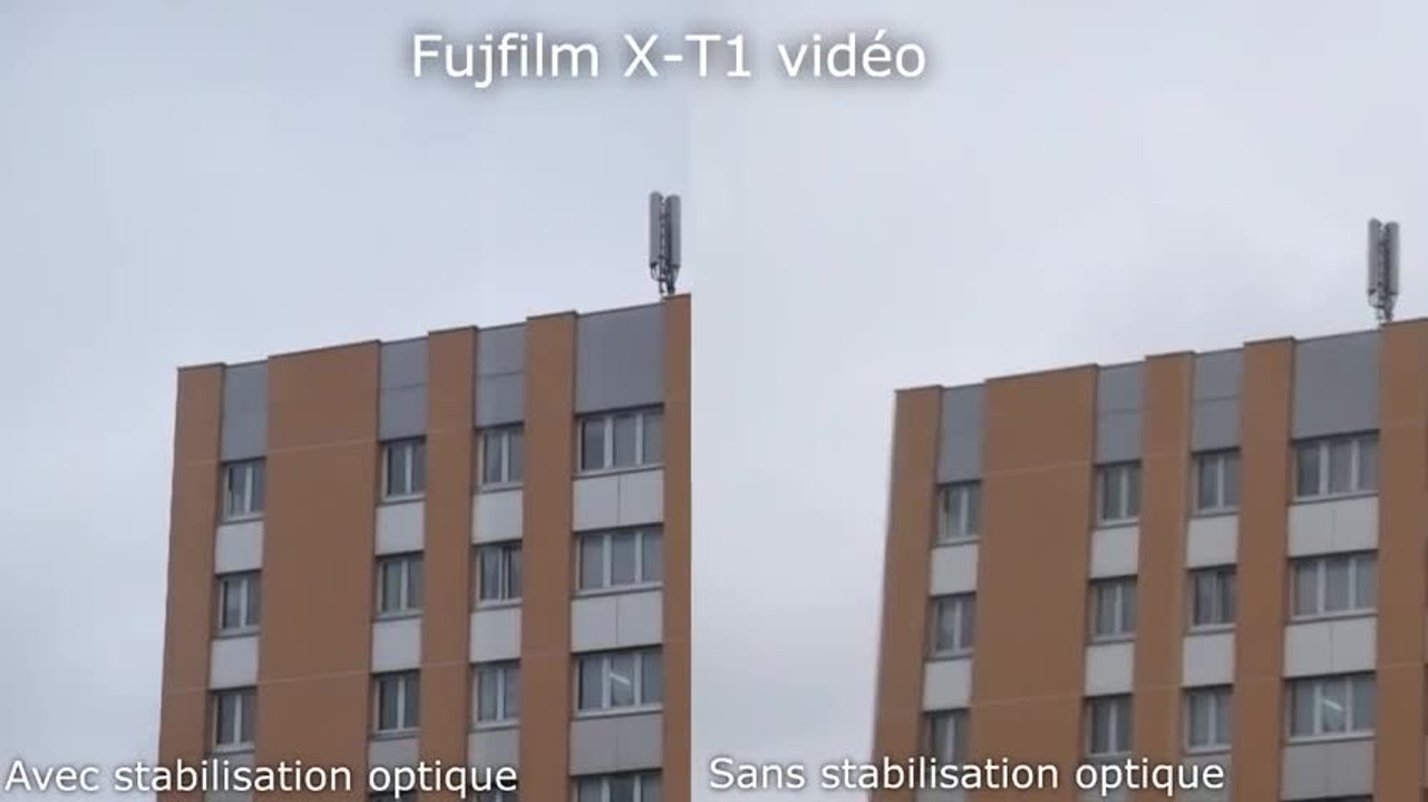 Fujifilm X-T1 test de la stabilisation optique en vidéo : 18-55 mm f/2,8-4 OIS