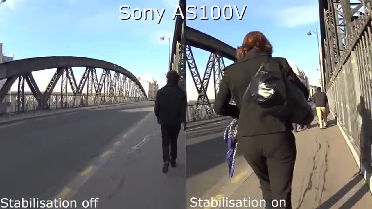 Test Sony AS100V stabilisaiton