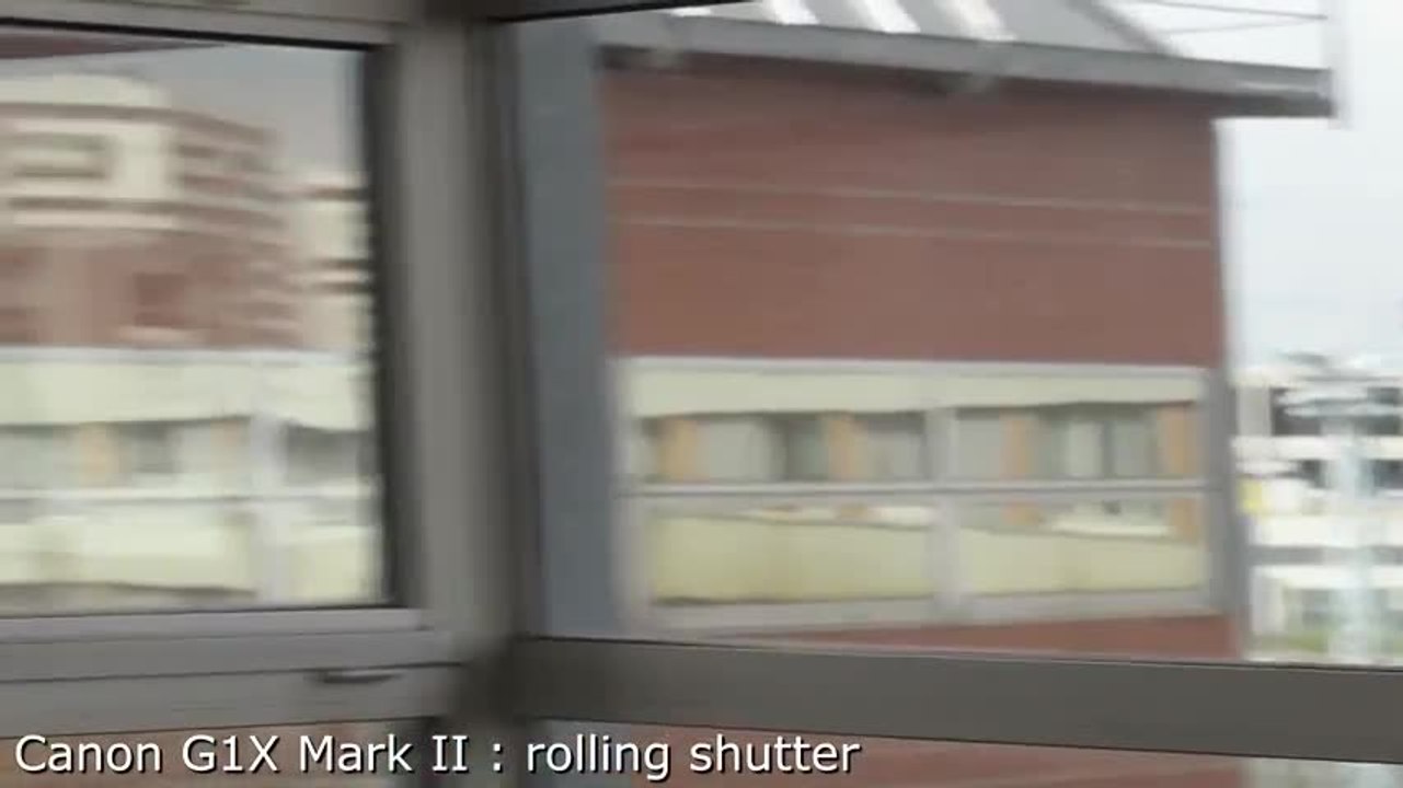 Canon G1X Mark 2 rolling shutter