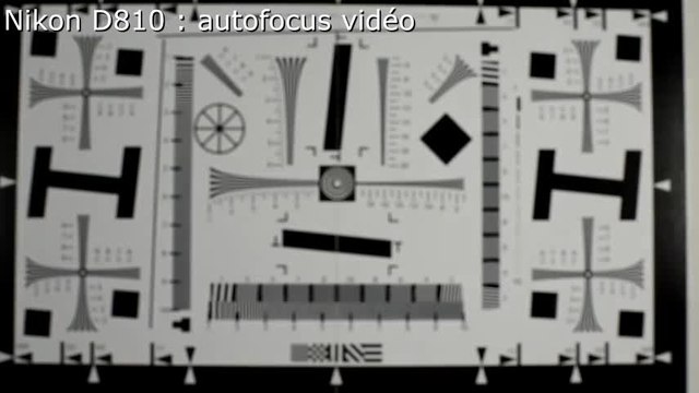 Nikon D810 autofocus vidéo