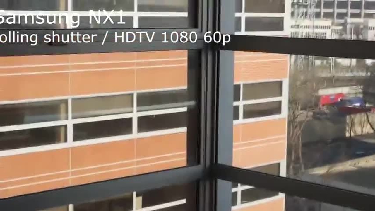 Samsung NX1 rolling shutter
