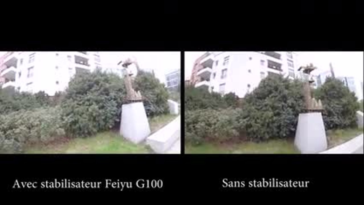 Test du stabilisateur Feiyu G100 (avec GoPro Hero4 Black)