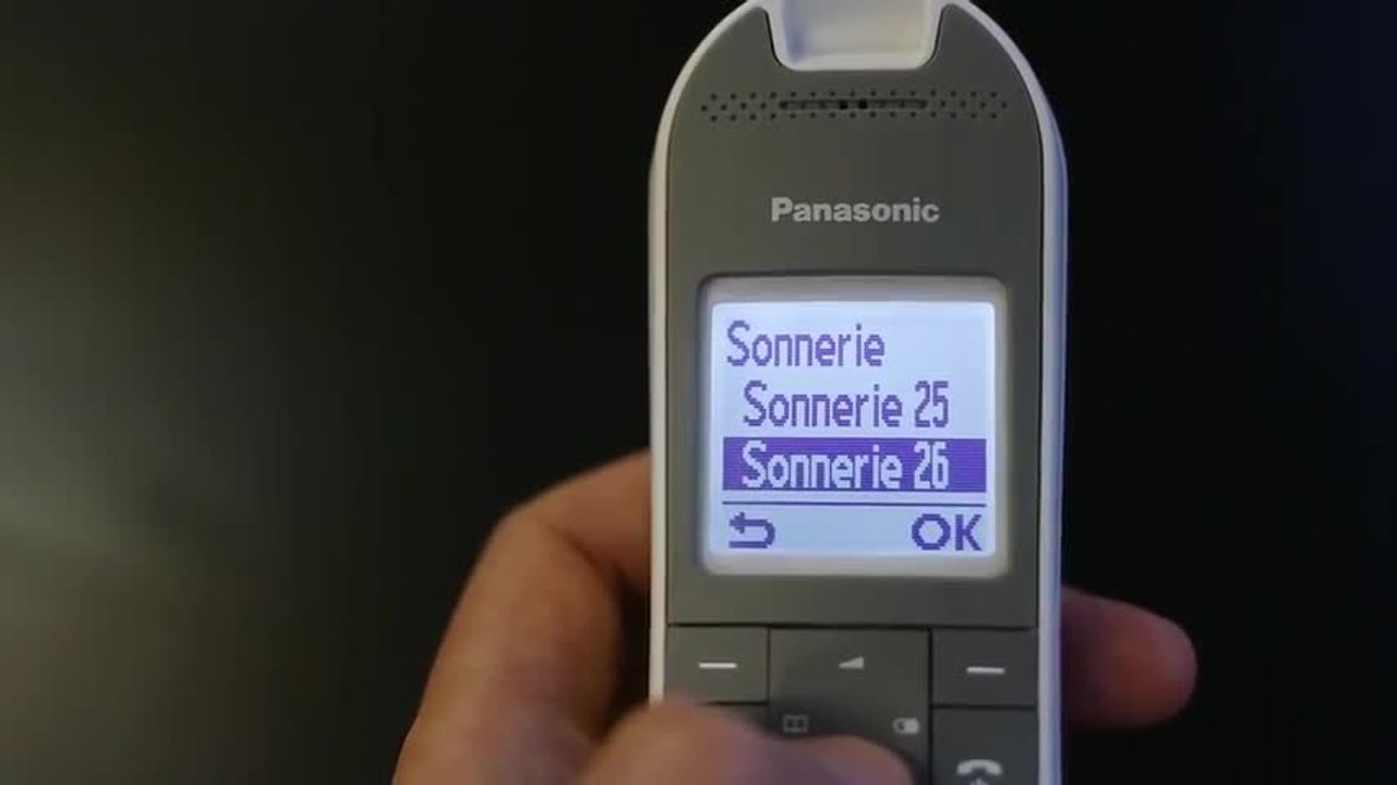 Les Numériques : Les 40 sonneries de téléphone DECT Panasonic KX-TGK310