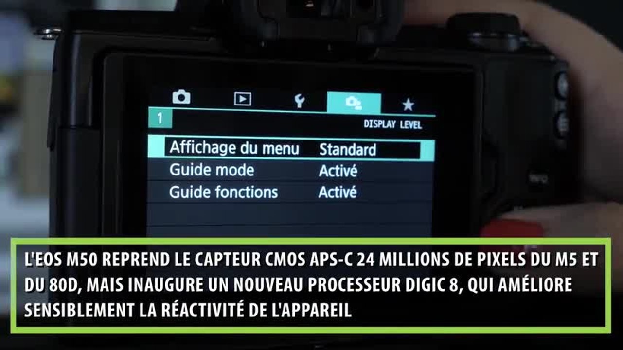 Prise en main du Canon Eos M50: plus évolué et...