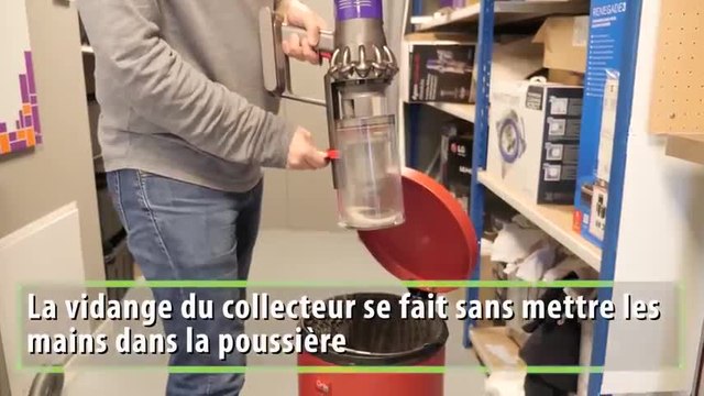 Prise en main de l'aspirateur balai Dyson Cyclone V10