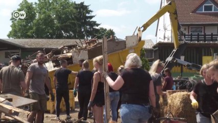 Кто и как помогает в Германии пострадавшим в зоне бедствия (20.07.2021)