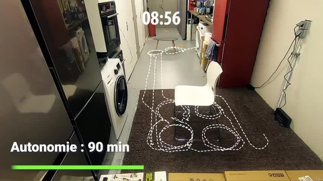 Test de navigation et couverture des surfaces du Neato Botvac D6 Connected