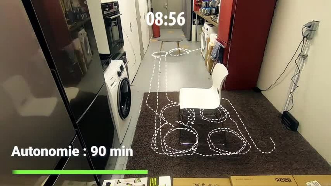 Test de navigation et couverture des surfaces du Neato Botvac D6 Connected