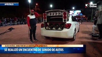 Se realizó un encuentro de sonido de autos