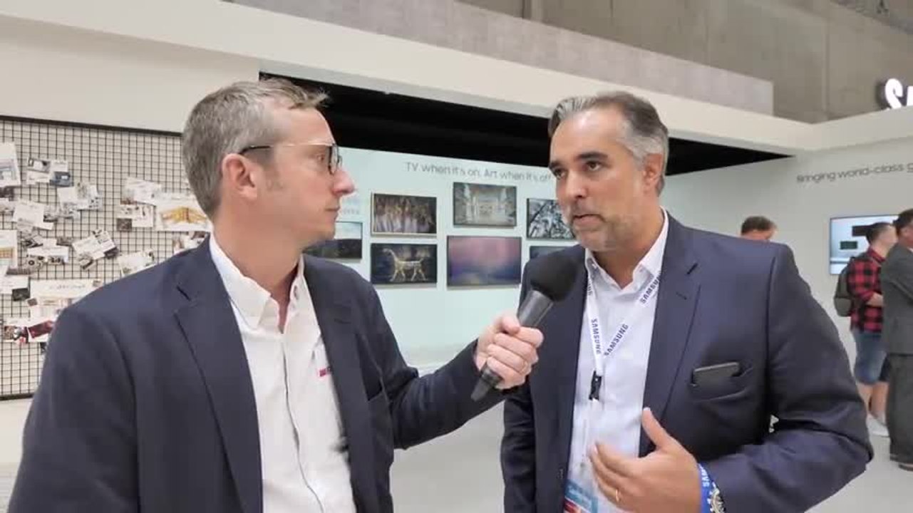 TV 8K Samsung : Stratégies - Entretien avec Matthieu Lanier Samsung France - IFA 2019