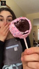 Chocolate Cake Pop Starbucks Recipe At Home | Food Crystal #Short 6