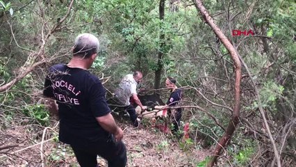 UÇURUMA YUVARLANAN KURBANLIK BÜYÜKBAŞ ÇIKARILAMAYINCA, OLDUĞU YERDE KESİLDİ