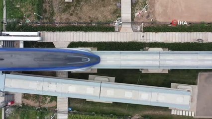 Çin, saatte 600 kilometre hıza çıkabilen maglev trenini tanıttı