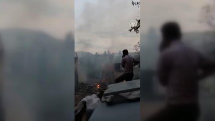 Son dakika haberi | Yangında 3 ev, 2 samanlık ve 1 traktör yandı