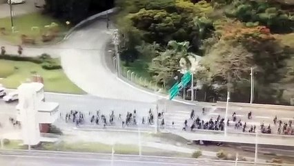 Download Video: Servidores públicos fecham pontes Colombo Salles e Pedro Ivo em Florianópolis