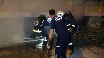 EVİ YANAN KADIN ERKEK ARKADAŞINI SUÇLADI