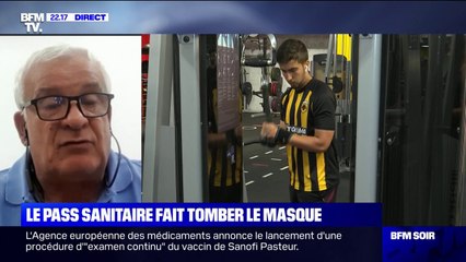Pass sanitaire: le président du syndicat des salles de sport Active estime qu'"il y a encore beaucoup d'inconnues"